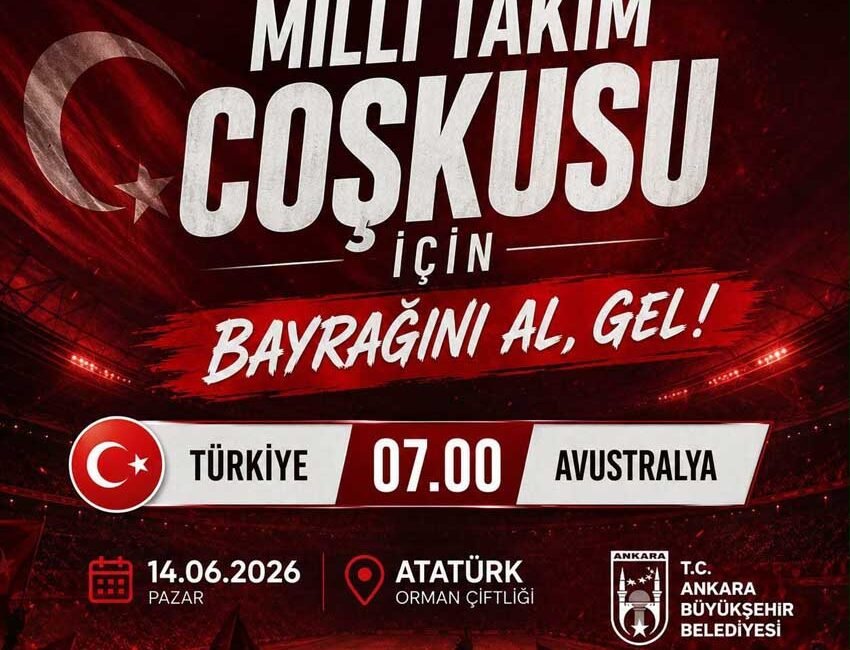 Ankara Büyükşehir Belediyesi, A Millî Futbol Takımı’nın Avustralya ile oynayacağı