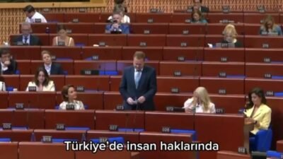 Avrupa Konseyi Parlamenter Meclisi’nin yaz oturumunda, "Türkiye’de muhalefete baskılar ve
