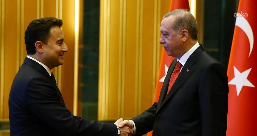 DEVA Partisi Genel Başkanı Ali Babacan, Cumhurbaşkanı Recep Tayyip Erdoğan'ın