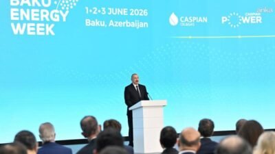 Bakü Enerji Haftası'nın açılışında konuşan Azerbaycan Cumhurbaşkanı İlham Aliyev, Zengezur