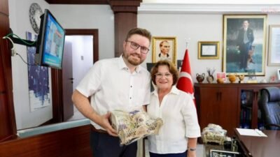 Almanya’nın Laubach kenti Belediye Meclis Üyesi Johannes Rövenich ile Laubach-Didim