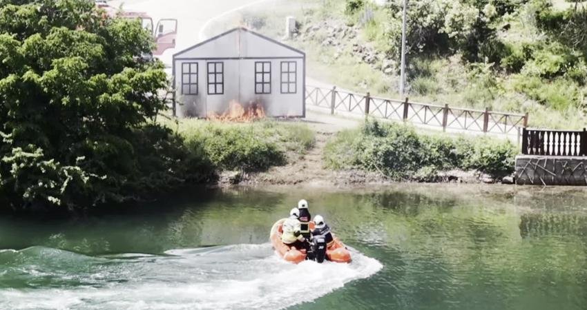 Amasya’nın Taşova ilçesindeki Boraboy Gölü'nde Uluslararası Atatürk Kültür ve Sanat