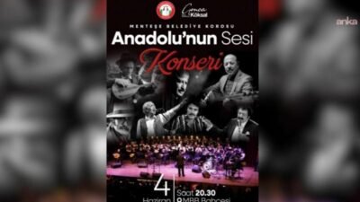 Menteşe Belediyesi, Türk müziğinin unutulmaz ustalarına adanmış özel bir konser