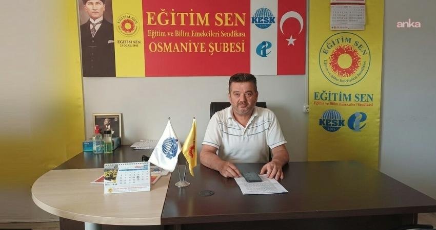 Eğitim-Sen Osmaniye Şube Başkanı Fahri Göl, Özel Sektör Öğretmenleri Sendikası
