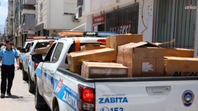 Antalya Büyükşehir Belediyesi Zabıta Dairesi Başkanlığı, halk sağlığını tehdit eden