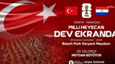 A Milli Futbol Takımı’nın Dünya Kupası’nda Paraguay ile oynayacağı karşılaşma