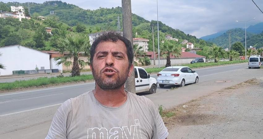 Artvin’in Hopa ilçesi Sundura Mahallesi'nde çay alım noktasında yaşadıkları sorunları