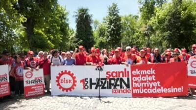 DİSK 15-16 Haziran işçi direnişinin 56. yıl dönümünde, direniş sırasında