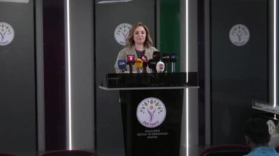DEM Parti Sözcüsü Ayşegül Doğan, "Seçim de olsa Barış ve