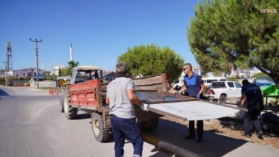 Ayvalık Belediyesi, kent genelinde görüntü kirliliğine neden olan ve mevzuata