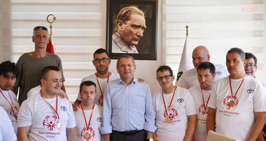 Ayvalık Belediyesi Özel Çocuklar Eğitim Evi öğrencileri, Edremit ilçesinde düzenlenen