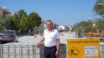 Ayvalık Belediyesi, yol, kaldırım, meydan ve çevre düzenlemelerini kapsayan yaklaşık