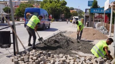 Ayvalık Belediyesi, yaya güvenliğini artırmak ve kent içi ulaşımı daha