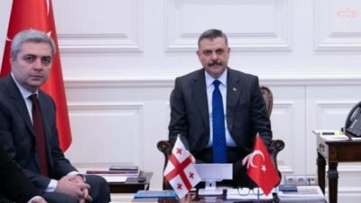 İçişleri Bakanı Mustafa Çiftçi, Gürcistan'ın Ankara Büyükelçisi Archil Kalandia ile
