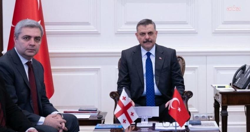 İçişleri Bakanı Mustafa Çiftçi, Gürcistan'ın Ankara Büyükelçisi Archil Kalandia ile