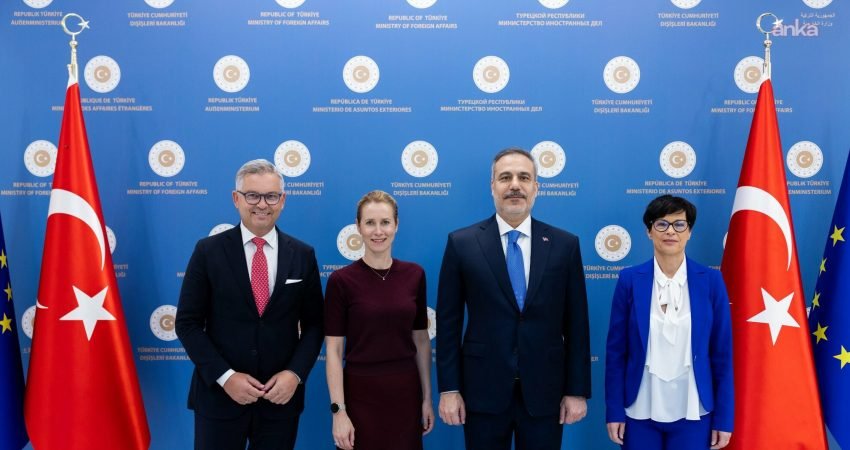 Dışişleri Bakanı Hakan Fidan, AB Komisyonu Başkan Yardımcısı Kaja Kallas,