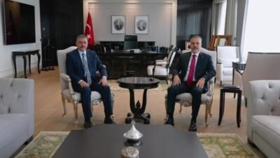 Dışişleri Bakanı Hakan Fidan, İçişleri Bakanı Mustafa Çiftçi ile görüştü.