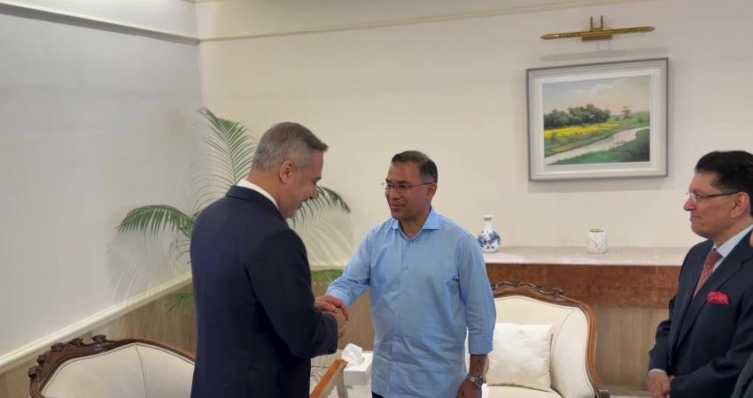 Dışişleri Bakanı Hakan Fidan, Dakka'da Bangladeş Başbakanı Tarique Rahman ile