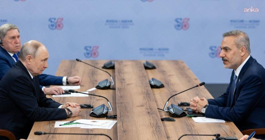 Dışişleri Bakanı Hakan Fidan, Rusya Federasyonu Devlet Başkanı Vladimir Putin tarafından