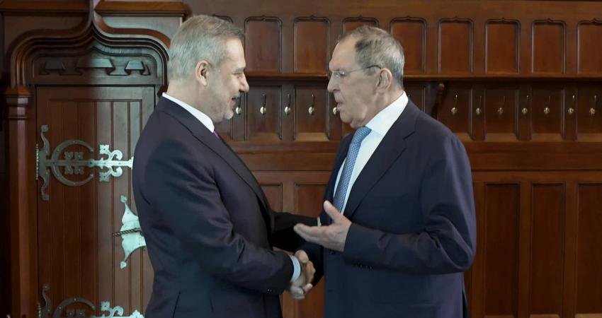 Dışişleri Bakanı Hakan Fidan, Moskova'da Rusya Dışişleri Bakanı Sergey Lavrov