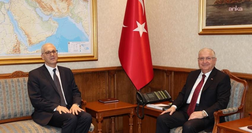 Milli Savunma Bakanı Yaşar Güler, Mısır'ın Ankara Büyükelçisi Wael İbrahim