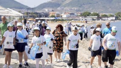 Balıkesir’in Burhaniye ilçesinde, 5 Haziran Dünya Çevre Günü dolayısıyla çevre
