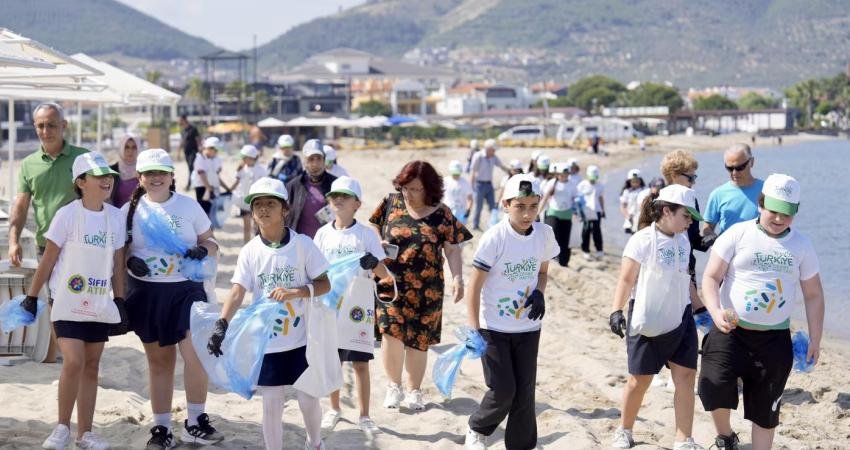 Balıkesir’in Burhaniye ilçesinde, 5 Haziran Dünya Çevre Günü dolayısıyla çevre