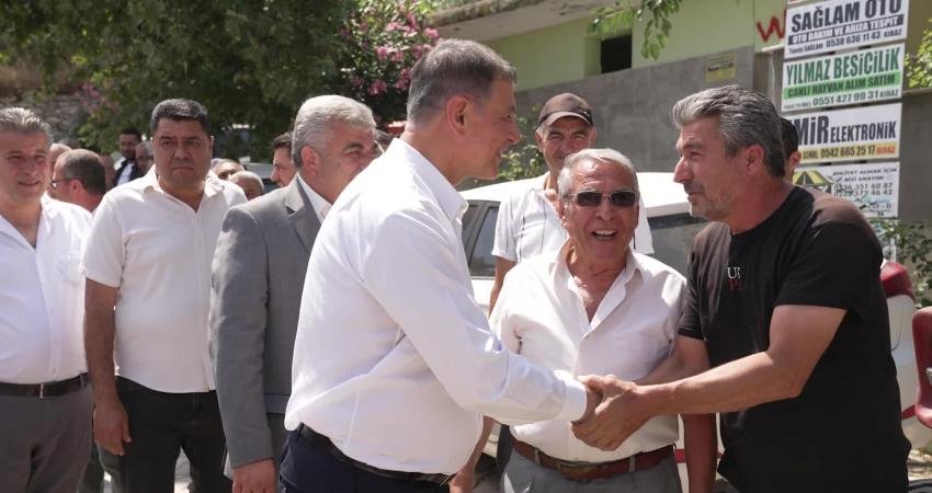 İzmir Büyükşehir Belediye Başkanı Cemil Tugay, Küçük Menderes Havzası'ndaki saha