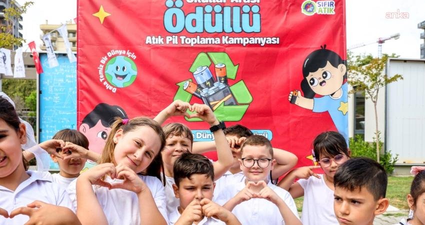 Bayraklı Belediyesi tarafından Dünya Çevre Günü kapsamında düzenlenen Okullar Arası