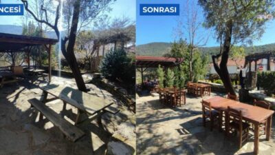 Muğla Büyükşehir Belediyesi tarafından işletilen Belen Kahvesi’nde tarihi dokunun korunması,