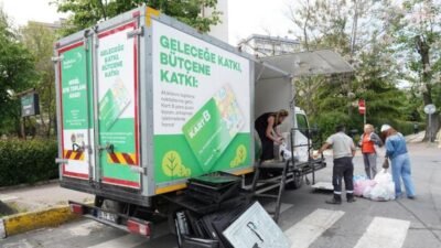 Beylikdüzü Belediyesi tarafından geri dönüşümü teşvik etmek amacıyla hayata geçirilen