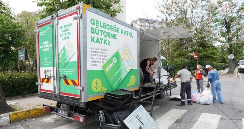 Beylikdüzü Belediyesi tarafından geri dönüşümü teşvik etmek amacıyla hayata geçirilen