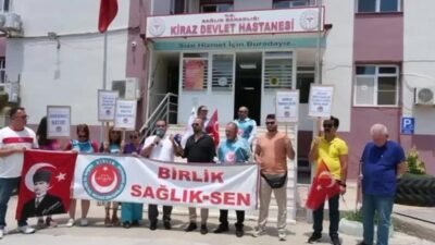 Birlik Sağlık-Sen İzmir Şubesi, Kiraz Devlet Hastanesi'nde baskı ve mobbing