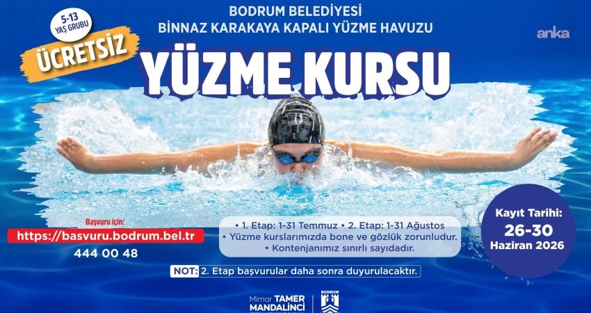 Bodrum Belediyesi tarafından çocukların yaz tatilini sporla iç içe ve