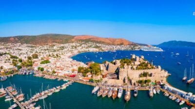 Muğla Büyükşehir Belediyesi iştiraki MUTTAŞ tarafından işletilen Uluslararası Bodrum Limanı,