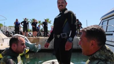 Bodrum Belediyesi tarafından 12 yıldır sürdürülen deniz dibi temizliği etkinliğinin