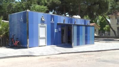 İzmir Büyükşehir Belediyesi’nin Bornova Aktarma İstasyonu’nda sürdürdüğü kapsamlı yenileme çalışmalarında