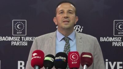 Bağımsız Türkiye Partisi (BTP) Sözcüsü Lütfullah Önder, eğitimde adalet, merhamet