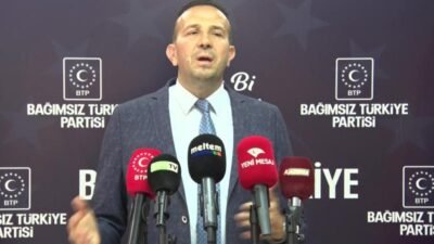 Bağımsız Türkiye Partisi (BTP) Sözcüsü Lütfullah Önder, Türk milletini derin