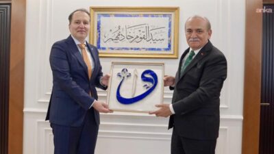 Büro Memur-Sen Genel Başkanı Yusuf Yazgan ve Yönetim Kurulu üyeleri,