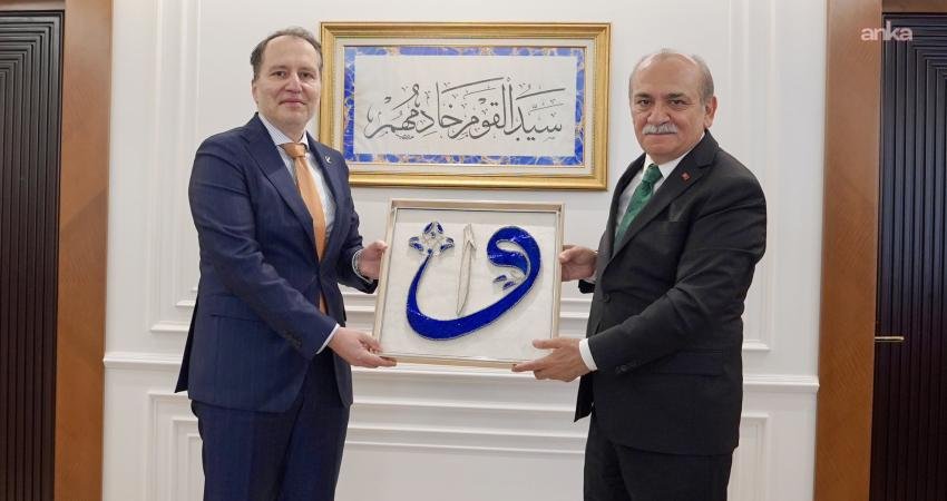 Büro Memur-Sen Genel Başkanı Yusuf Yazgan ve Yönetim Kurulu üyeleri,