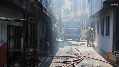 Bursa Büyükşehir Belediyesi İtfaiye Dairesi Başkanlığı ekipleri, Kayhan Mahallesi’ndeki bir