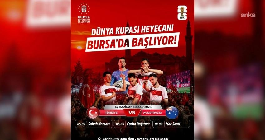 Bursa Büyükşehir Belediyesi, A Milli Futbol Takımı'nın 2026 FİFA Dünya