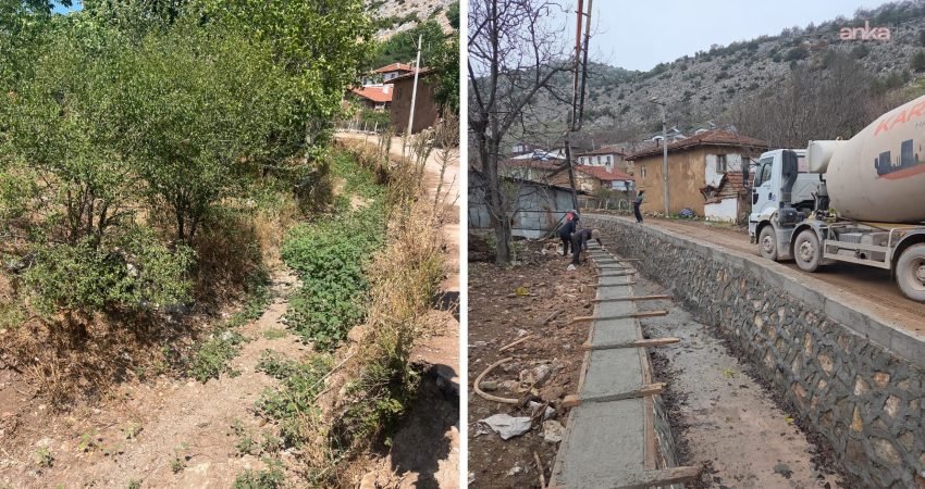 Bursa Büyükşehir Belediyesi’ne bağlı BUSKİ ekipleri, Gürsu ilçesi Dışkaya Mahallesi’nde