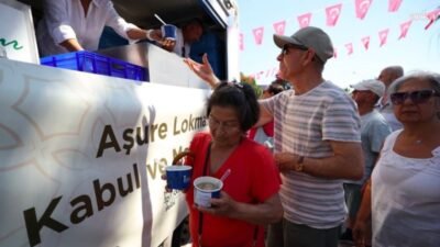Çeşme Belediyesi, Muharrem ayı dolayısıyla Cumhuriyet Meydanı ve Alaçatı Yel