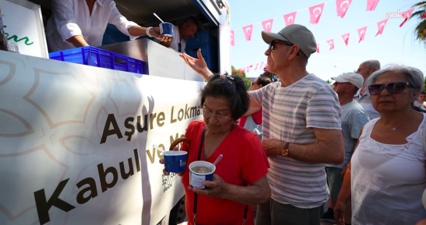Çeşme Belediyesi, Muharrem ayı dolayısıyla Cumhuriyet Meydanı ve Alaçatı Yel