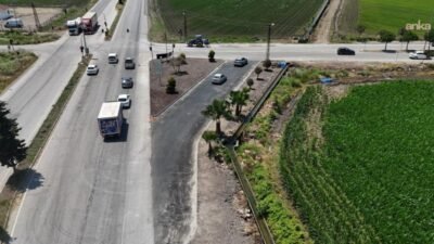 Ceyhan Belediyesi, ilçe genelinde trafik akışını rahatlatacak çalışmalarına bir yenisini