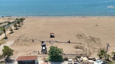 Ceyhan Belediyesi, Kurtpınarı Mahallesi’ndeki İncirli Plajı’nda modern bir parkın yapımına