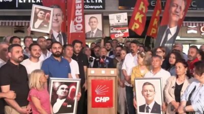 CHP Ankara İl Başkan Vekili Yüksel Işık'ın görevden alınması protesto