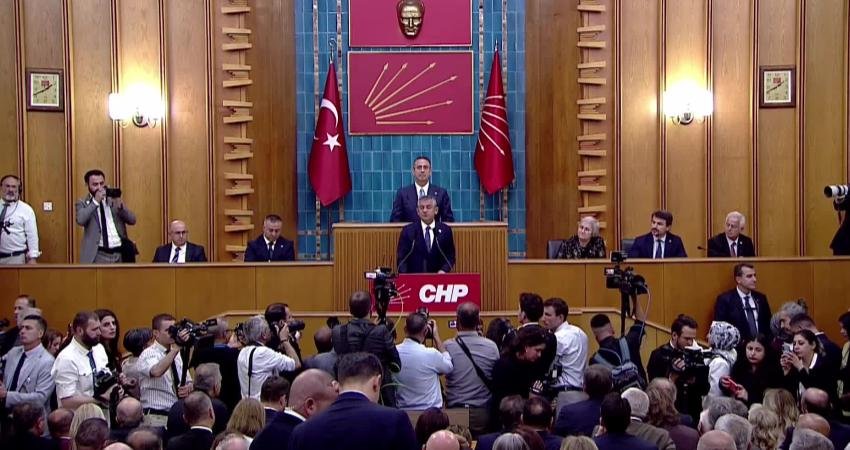 CHP Grup Başkanı Özgür Özel, "Biz genel merkezden Meclis'e yaptığımız